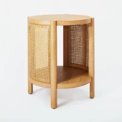 Portola Hills Woven Accent Table - Threshold™ Designed With Studio McGee -Luxe Living Interiors Shop GUEST 01d0c929 8f40 4501 a180 ad0f5b38117e