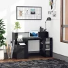 HOMCOM 54" Multi-Level Computer Desk Modern Home Office Writing Workstation With 3 Storage Shelves & 2 Pull-Out Drawers 1 HOMCOM 54" Multi-Level Computer Desk Modern Home Office Writing Workstation With 3 Storage Shelves & 2 Pull-Out Drawers -Luxe Living Interiors Shop GUEST 01d65006 c900 47bd 9f1b 003161df502f
