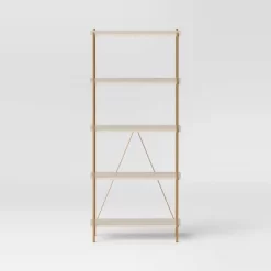 72" Elowen 5 Shelf Bookcase - Threshold™ -Luxe Living Interiors Shop GUEST 020fdbcf 9594 4f45 bc53 63a7cd07cc9c