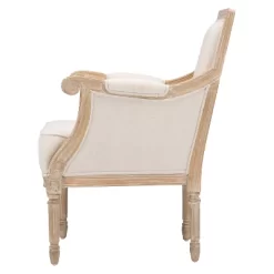 Chavanon Wood & Linen Traditional French Accent Chair Light Beige - Baxton Studio 8 Chavanon Wood & Linen Traditional French Accent Chair Light Beige - Baxton Studio -Luxe Living Interiors Shop GUEST 024effc9 2762 404d af48 23c01f3274e2