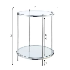 Royal Crest 2 Tier Round End Table - Johar Furniture 12 Royal Crest 2 Tier Round End Table - Johar Furniture -Luxe Living Interiors Shop GUEST 02dc5aad c019 4406 90a8 0fc7708d8f78
