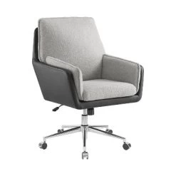 Meacham Swivel Desk Chair - Linon -Luxe Living Interiors Shop GUEST 03a5678a e290 4d0c b2a9 dadbb52d6360
