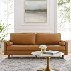 81" Valour Leather Sofa Tan - Modway -Luxe Living Interiors Shop GUEST 040e43c9 f4ff 4bed ab82 0836ef2716c2