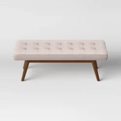 Copan Mid Century Bench Beige - Project 62™ -Luxe Living Interiors Shop GUEST 0420bd6a ee8c 4225 83f2 76e4a44087df