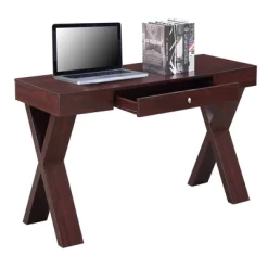 Newport Wood Writing Desk With Drawer - Breighton Home -Luxe Living Interiors Shop GUEST 047e0aec bf8d 4934 ae48 995a13c9c5ba