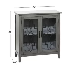 Contemporary Wood Cabinet Gray - Olivia & May -Luxe Living Interiors Shop GUEST 04c86993 af01 426d 8bd3 470c3a311cbc