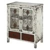 Garrick 2Drawer Console Table Distressed OffWhite - Powell Company -Luxe Living Interiors Shop GUEST 05642e1b a958 4679 930c fd7962b3b8c3