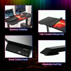 Costway Electric Standing Gaming Desk Sit To Stand Height Adjustable Splice Board -Luxe Living Interiors Shop GUEST 05a81da7 759c 4a21 ae3d 1f05462b0177