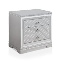 5pc Tenaya Bedroom Set Silver/Gray - HOMES: Inside + Out -Luxe Living Interiors Shop GUEST 05b238d8 b121 4058 8e32 619d108bca2e