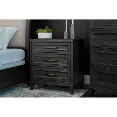 3pc Cindi Sleigh Bedroom Set Gray - Abbyson Living 5 3pc Cindi Sleigh Bedroom Set Gray - Abbyson Living - Image 3