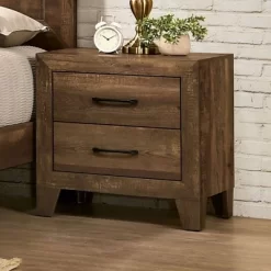 3pc Queen Quail Bedroom Set With 2 Nightstands Rustic Light Walnut - HOMES: Inside + Out 13 3pc Queen Quail Bedroom Set With 2 Nightstands Rustic Light Walnut - HOMES: Inside + Out -Luxe Living Interiors Shop GUEST 06f0710e f6ec 407e 9b0b b27f8933d1e6
