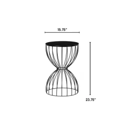 Cami Side Table Noir Black - Adore Decor -Luxe Living Interiors Shop GUEST 07d98447 86dc 44bf 8e00 72b76ec6d190