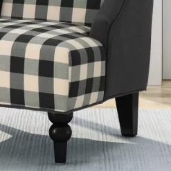 Toddman High-Back Club Chair Checkerboard Black/Dark Charcoal - Christopher Knight Home 8 Toddman High-Back Club Chair Checkerboard Black/Dark Charcoal - Christopher Knight Home -Luxe Living Interiors Shop GUEST 08e8123b a7b7 4e78 936f 22a081277d06