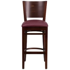 Flash Furniture Solid Back Wooden Restaurant Barstool -Luxe Living Interiors Shop GUEST 094b3372 0b30 44f2 bc90 22cc53e7f19e