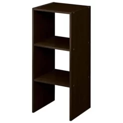 ClosetMaid 895600 Decorative Home Stackable 2-Cube Organizer Storage 31-Inch, Espresso
