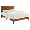 MUSEHOMEINC BF1007WK 12 Inch Tall Easy Assembly Solid Pinewood Mid Century Platform Bed With Headboard And Slat Supports, No Box Spring Needed, Queen -Luxe Living Interiors Shop GUEST 0a591a64 2b59 4ed5 908e ce095c543a54