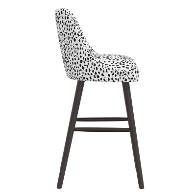 Sherrie Rounded Back Bartstool In Pattern - Skyline Furniture 4 Sherrie Rounded Back Bartstool In Pattern - Skyline Furniture - Image 2