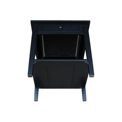 Spencer End Table Black - International Concepts 11 Spencer End Table Black - International Concepts - Image 9