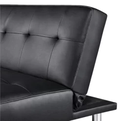 Yaheetech Faux Leather Adjustable Convertible Sofa Bed Couch Futon For Living Room -Luxe Living Interiors Shop GUEST 0bee1c95 db25 40f5 ba29 17ba5e4ce350