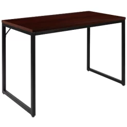 Emma And Oliver Industrial Modern Desk-47"L Commercial Grade Home Office Desk -Luxe Living Interiors Shop GUEST 0c3b7500 a910 4d50 bedd 8b2d6d13faeb