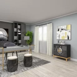 Art Deco Contemporary Mirrored Wood Cabinet Black - Olivia & May 39 Art Deco Contemporary Mirrored Wood Cabinet Black - Olivia & May -Luxe Living Interiors Shop GUEST 0c71921a 6a6e 41a6 8617 c0868f1dd974