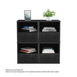 Hastings Home End Table, Stackable Modular Cube With Drawer, Black 14 Hastings Home End Table, Stackable Modular Cube With Drawer, Black -Luxe Living Interiors Shop GUEST 0d0759b7 194e 4bd6 8f2a f6cbd46c4748