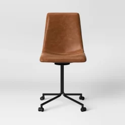 Bowden Office Chair With Casters Caramel - Project 62™ 7 Bowden Office Chair With Casters Caramel - Project 62™ -Luxe Living Interiors Shop GUEST 0d123192 3f79 406d 8716 9cadef97cffc
