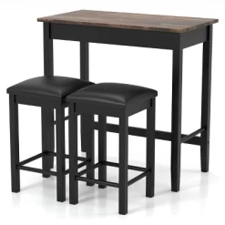 3pc Caton Counter Height Dining Set Black - MiBasics -Luxe Living Interiors Shop GUEST 0d524df4 50cc 4ee5 a5e0 9d3e652984f1