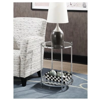 Royal Crest 2 Tier Round End Table - Johar Furniture 4 Royal Crest 2 Tier Round End Table - Johar Furniture - Image 2
