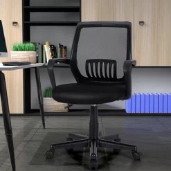 Costway Mid-Back Office Executive Chair Mesh Chair Height Adjustable W/ Lumbar Support 13 Costway Mid-Back Office Executive Chair Mesh Chair Height Adjustable W/ Lumbar Support -Luxe Living Interiors Shop GUEST 0df5656b 2f28 4b56 b5e8 946017c84ec0
