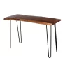 Alaterre Furniture Hairpin Natural Brown Live Edge Media Console Table Metal And Wood -Luxe Living Interiors Shop GUEST 0ece697b 53bb 40ee 8767 f52193e61402