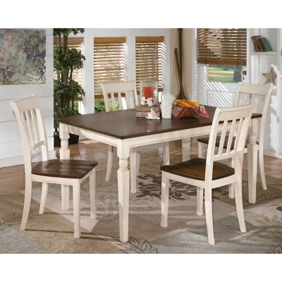 2pc Whitesburg Dining Room Side Chair Cottage White - Signature Design By Ashley 5 2pc Whitesburg Dining Room Side Chair Cottage White - Signature Design By Ashley - Image 3