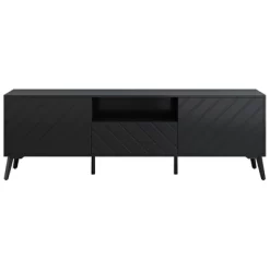 TV Stand For TVs Up To 70" With Adjustable Shelves, 1 Drawer And Open Shelves - ModernLuxe -Luxe Living Interiors Shop GUEST 0f698c9c 7d9d 42fe ad35 0fa465d1b460