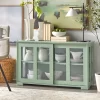 Pacific Stackable Cabinet With Sliding Glass Doors Mint Green - Buylateral -Luxe Living Interiors Shop GUEST 0fc6cf0c ed31 4678 be64 d2e2353f9bac