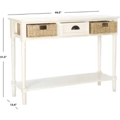 Winifred Wicker Console Table With Storage - White - Safavieh 8 Winifred Wicker Console Table With Storage - White - Safavieh -Luxe Living Interiors Shop GUEST 1001e017 4d69 4e75 a4d9 aa4f3baccf1e