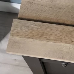 Farmhouse TV Stand For TVs Up To 70" With Oak Accent Raven Oak - Sauder 10 Farmhouse TV Stand For TVs Up To 70" With Oak Accent Raven Oak - Sauder -Luxe Living Interiors Shop GUEST 1034d6a3 162e 43b8 b293 820c96bf59f9