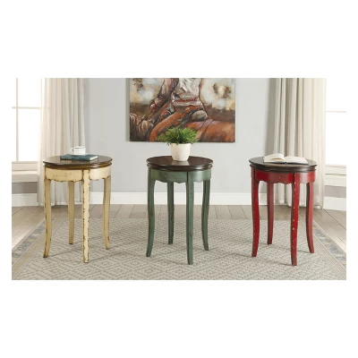 Fuchs Vintage Style Side Table White - HOMES: Inside + Out 3 Fuchs Vintage Style Side Table White - HOMES: Inside + Out