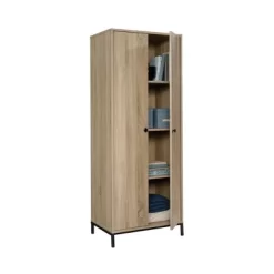 North Avenue Storage Cabinet Charter Brown - Sauder