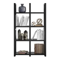 60" Liberty Bookshelf/Room Divider Black - Room & Joy -Luxe Living Interiors Shop GUEST 10a0bbc9 f593 4863 8e38 6a3a9a3ecd34