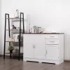 Costway Buffet Sideboard Kitchen Cupboard Storage Cabinet W/ 2 Drawers & 3 Doors White -Luxe Living Interiors Shop GUEST 1214a4c3 574c 436c 86c7 53a387150700