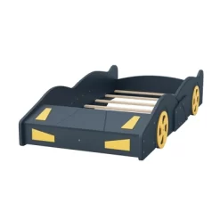 Race Car-Shaped Platform Bed With Wheels And Storage - ModernLuxe 15 Race Car-Shaped Platform Bed With Wheels And Storage - ModernLuxe -Luxe Living Interiors Shop GUEST 123ab4ad 011c 4d69 82d7 58509f636bb6