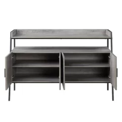 52" Samiya TV Stand For TVs Up To 50" Gray Oak/Black Finish - Acme Furniture -Luxe Living Interiors Shop GUEST 12a6821d aee5 48ea bc54 c903d14d2dbf