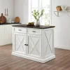 Clifton Kitchen Island Distressed White/Brown - Crosley 2 Clifton Kitchen Island Distressed White/Brown - Crosley -Luxe Living Interiors Shop GUEST 1383a809 7b84 48c3 b785 9113475533ef