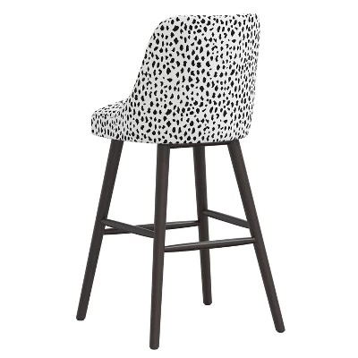 Sherrie Rounded Back Bartstool In Pattern - Skyline Furniture 5 Sherrie Rounded Back Bartstool In Pattern - Skyline Furniture - Image 3