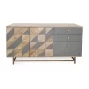 Patchwork 2 Door 3 Drawer Credenza Natural With Gray Accents - Treasure Trove Accents 1 Patchwork 2 Door 3 Drawer Credenza Natural With Gray Accents - Treasure Trove Accents -Luxe Living Interiors Shop GUEST 13d6e10d abb2 4cdb 8dcd aec5fe32d804