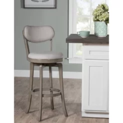 Sloan Barstool Gray - Hillsdale Furniture -Luxe Living Interiors Shop GUEST 144b61ad 1607 4257 95fc 5647a72e9d50