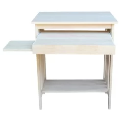 International Concepts Mission Computer Stand Unfinished -Luxe Living Interiors Shop GUEST 145f8bfd 7256 49f0 b7d7 7f5f4ef9c14e