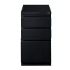 Space Solutions 20" Deep 3 Drawer Mobile Pedestal Letter Width File Cabinet Black -Luxe Living Interiors Shop GUEST 15683e19 7860 45bf 8704 89b3f8fa72e8