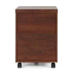 Monarch Specialties 25 Inch Tall Spacious 3 Drawer Home Office Rolling Filing Cabinet, Dark Cherry Brown Wood Look Finish -Luxe Living Interiors Shop GUEST 161b780e 355e 4333 848f c06e5b5bde67