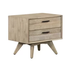 2 Drawer Baly Mid-Century Modern Nightstand - Armen Living -Luxe Living Interiors Shop GUEST 183c673c 27a9 4ec2 b80b daa6acf14fdd